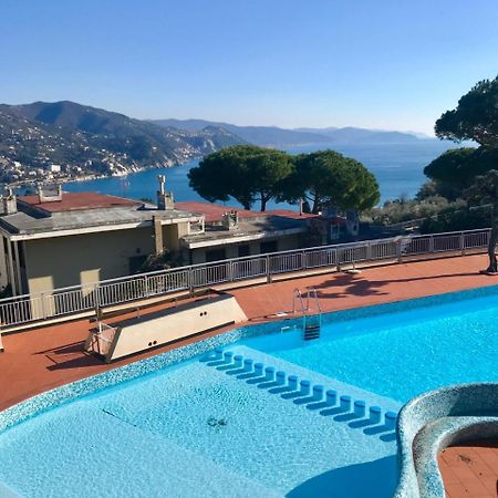 Residence "Delfino" Con Piscina E Campo Da Tennis Rapallo Luaran gambar