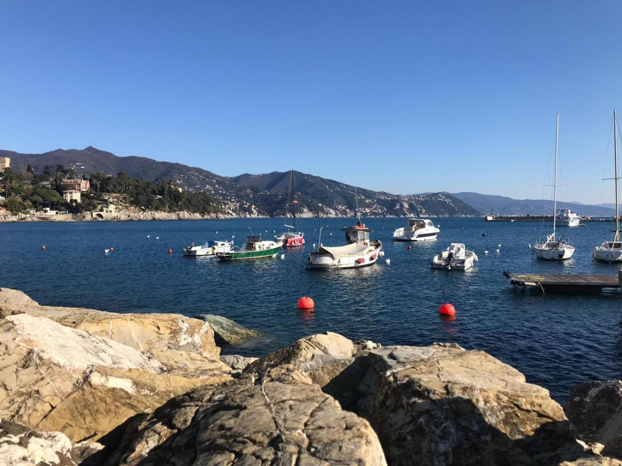 Residence "Delfino" Con Piscina E Campo Da Tennis Rapallo Luaran gambar